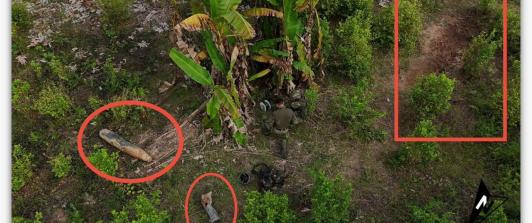 Bomba hallada en territorio colombiano habría rebotado desde Ecuador.