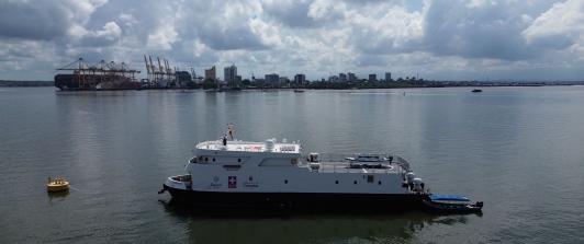 Buque hospital Benkos Biohó inicia operaciones en el Pacífico para ampliar atención en salud