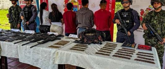 Disidencias de Iván Mordisco en Antioquia. / Foto: MinDefensa.