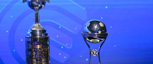 Sorteo de la Libertadores y Sudamericana. / Foto: AFP.