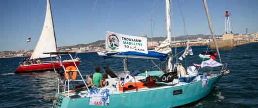 Flotilla Thousand Madleens. / Foto: AFP.