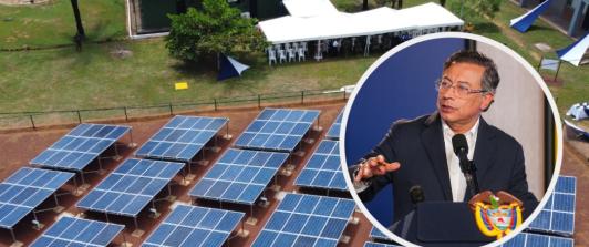 Petro sobre generación de energía limpia. / Fotos: Presidencia y MinEnergía.