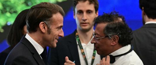 Gustavo Petro y Macron buscan alianza por la paz en Medio Oriente.