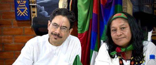 Iván Cepeda anunció a Aída Quilcué como su fórmula vicepresidencial.