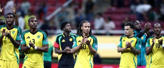 Jamaica en el repechaje internacional. / Foto: AFP.