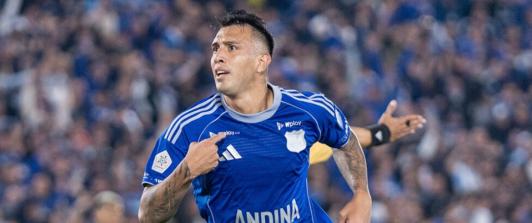 Rodrigo Contreras, jugador de Millonarios. / Foto: Millonarios website.