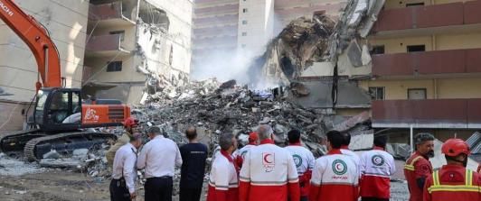 Medialuna roja en Irán. / Foto: AFP.