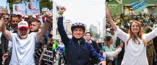 Paloma Valencia, Claudia López y Roy Barreras ganan en consultas.