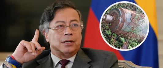 Petro da más detalles de bomba ecuatoriana en Colombia. / Foto: Presidencia y RTVC.