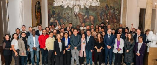 Petro con congresistas del Pacto Histórico. / Foto: X Gustavo Petro.