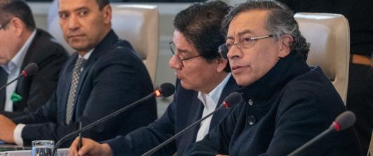 Presidente Petro denuncia presunto bombardeo de Ecuador. / Foto: Presidencia.