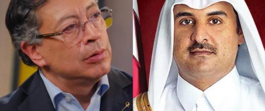 Petro con jefes de Estado de Oriente Medio. / Foto: Presidencia.