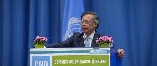 Petro pide al mundo apoyo para sustitución voluntaria de la coca.