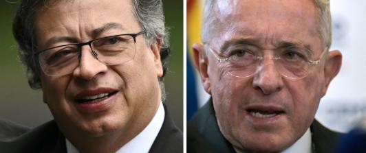 Petro le responde a Uribe. / Foto: AFP.