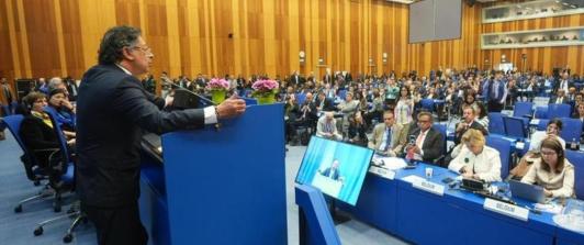 Presidente Petro en Viena. / Foto: X de Gustavo Petro.