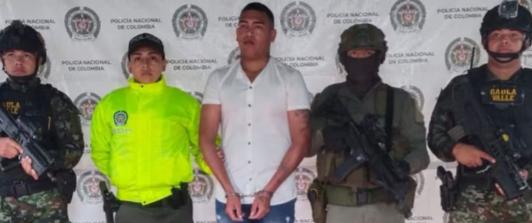 Captura de alias Chamo, disidente de las Farc. / Foto: Policía Nacional.