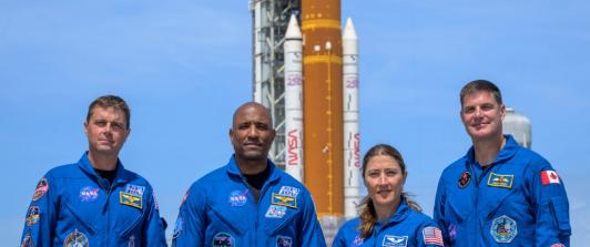 Tripulación de Artemis 2. / Foto: AFP.