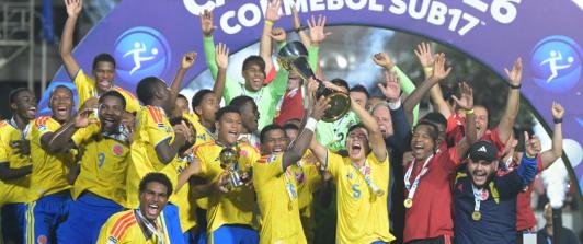 Colombia sub 17. / Foto: AFP.