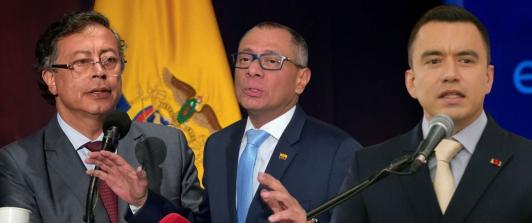  Petro le pidió a Noboa liberar a Jorge Glas