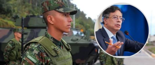 Presidente Petro firma decreto de aumento histórico para soldados y patrulleros, con alzas de hasta el 23% anual