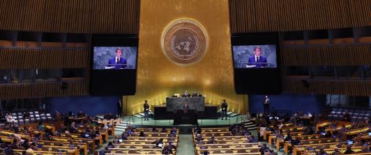 Estados Unidos veta a un estudiante iraní de 14 años en la ONU.