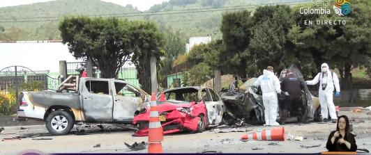Explosión de carrotanque deja 5 muertos y 19 heridos en Accidente en vía Zipaquirá-Ubaté