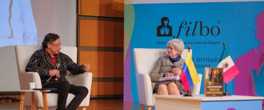 FILBo: Petro en el lanzamiento del libro de Claudia Sheinbaum