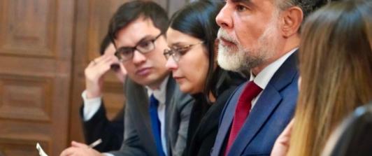 Seguridad para candidatos presidenciales. / Foto: Ministerio del Interior.