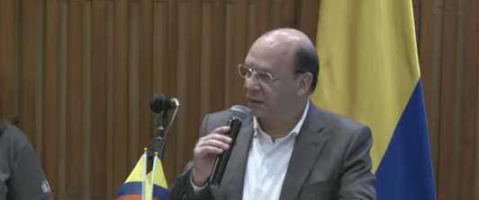 ministro Germán Ávila en la apertura del foro Política Monetaria en un contexto progresista