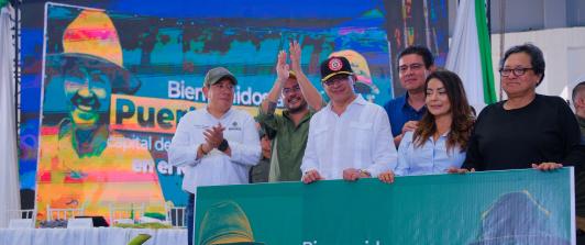 Pdte. Petro entregó 5.300 hectáreas en Puerto Boyacá