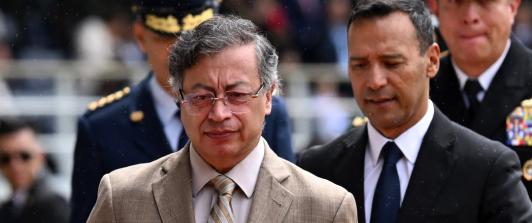 Presidente Petro destaca disminución de homicidios. / Foto: AFP.