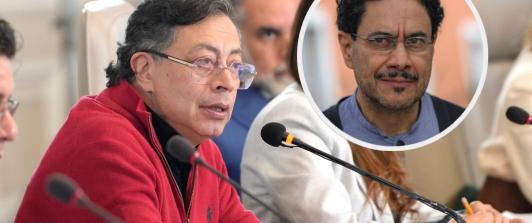 Petro sobre planes contra Iván Cepeda. / Fotos: Presidencia y AFP.