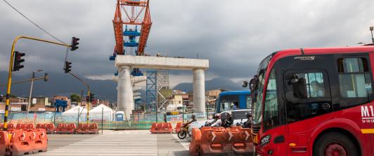 Trabajadores de la primera línea del Metro de Bogotá protestaron tras incumplimiento de pagos