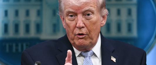 Trump amenaza a Irán. / Foto: AFP.