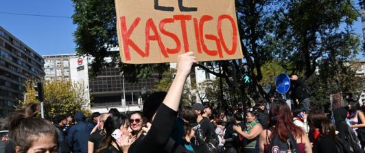 Recortes desatan protestas en Chile. / Foto: AFP.
