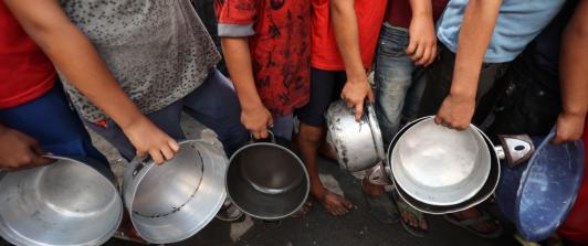 Día mundial en contra del hambre. / Foto: AFP.