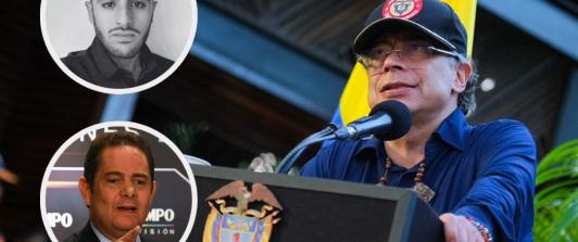 Petro decreta dos días de duelo nacional. / Fotos: Presidencia, FLIP y AFP.