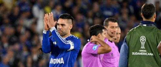 Falcao García en Millonarios. / Foto: AFP.
