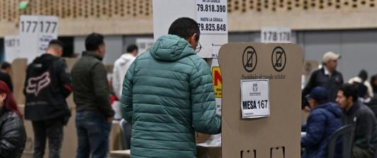 Ley seca en elecciones presidenciales. / Foto: AFP.