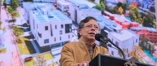 Pdte. Petro entregó edificio de Artes de la Universidad Nacional