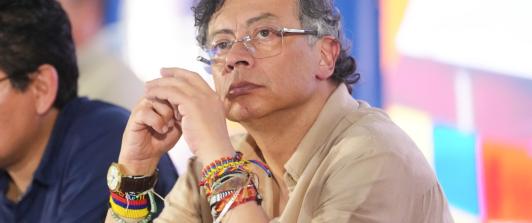 Petro señala a Ecuador de sabotear el proceso de paz. / Foto: Presidencia.