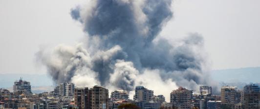 Ataques de Israel a El Líbano. / Foto: AFP.