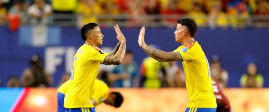 Colombia en el mundial. / Foto: AFP.