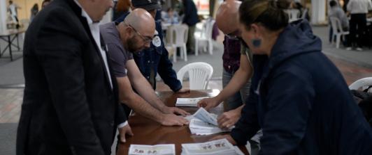 Escrutinio. / foto: AFP.