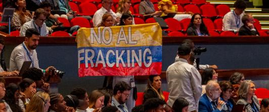 No al fracking desde la ONU. / Foto: AFP.