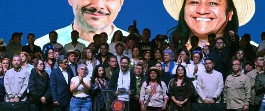 Oposición del pacto histórico. / Foto: AFP.