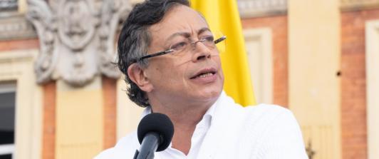 Denuncia del presidente Petro. / Foto: Presidencia.