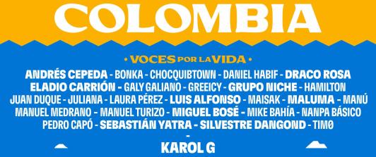Así será el concierto gratuito para apoyar a las víctimas del terremoto en Colombia