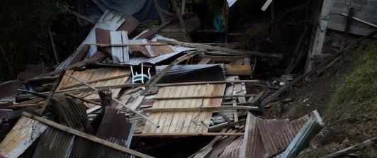 Chocó inicia la reconstrucción tras el terremoto. Foto: Defensoría del Pueblo