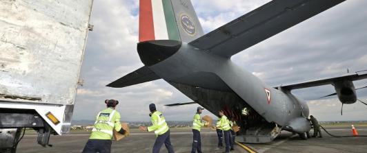 México envía más de 56 toneladas de ayuda a Colombia tras el terremoto
